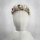 Tiara vintage de flores preservadas
